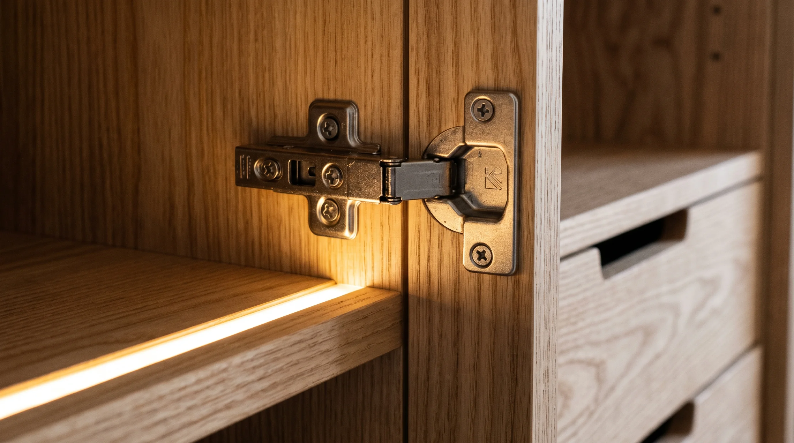 Master craftsman hand-smoothing solid European oak joinery in KidsCasa workshop